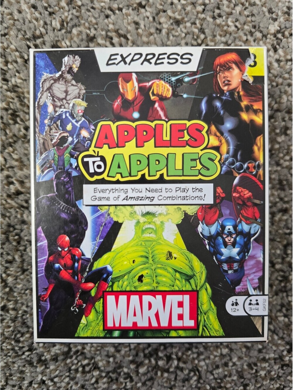 Apples to Apples Marvel Edition Board Game Superhero Party Family Card Game